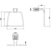 Gessi Mimi 33309#149 Полотенцедержатель "кольцо" 19см, цвет: Finox