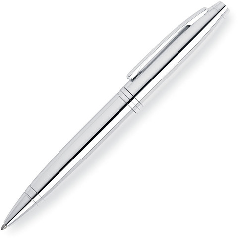 Ручка шариковая Cross Calais Lustrous Chrome (AT0112-1)