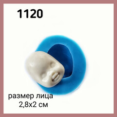 1120 Молд силиконовый. Лицо детское.