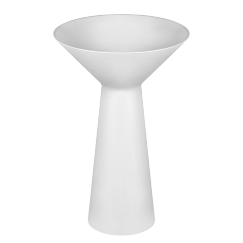 Gessi Cono 45911#521 Раковина напольная из Cristalplant без перелива. Со сливом в пол. Без отверстий под смесители. В комплект входит сифон