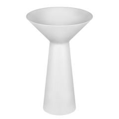 Gessi Cono 45911#521 Раковина напольная из Cristalplant без перелива. Со сливом в пол. Без отверстий под смесители. В комплект входит сифон фото