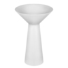Gessi Cono 45911#521 Раковина напольная из Cristalplant без перелива. Со сливом в пол. Без отверстий под смесители. В комплект входит сифон