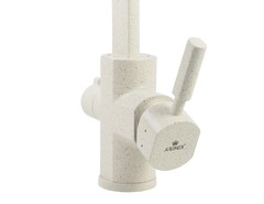 Смеситель KAISER Decor 40144-11 бежевый мрамор для кухни под фильтр (Beige 328) 5