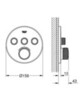 GROHE Grohtherm SmartControl 29508KF0 Термостат для встраиваемого монтажа на 3 выхода, фантомный чёрный