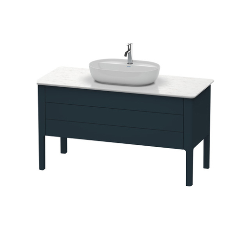 Duravit Luv LU956609898 База напольная, 743x1388x570,1 2 выдв.ящика, цвет темно-синий шелковисто-матовый