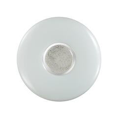 2074/DL PALE SN 069 Светильник пластик/белый/хром/прозрачный LED 48Вт 3000-6300K D410 IP43 пульт ДУ LAZANA