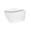 TECE K401204WCR TECEspring Base Комплект 4 в 1 инсталяция, панель смыва с прямоугольными кнопками, черн. мат., унитаз модель R
