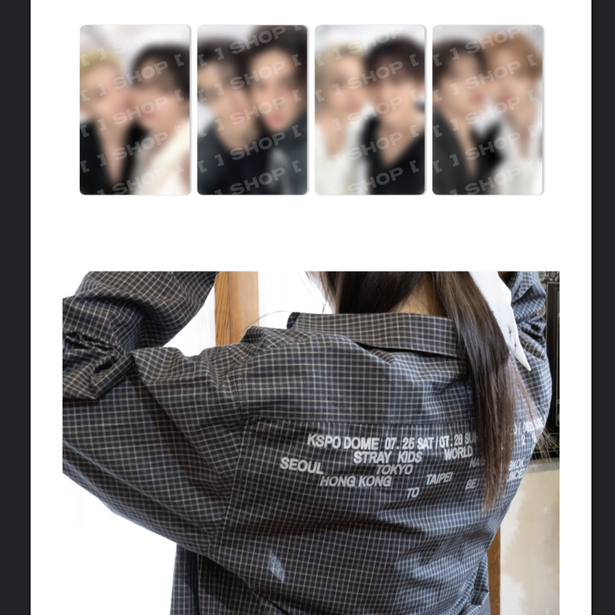Купить Мерч Stray Kids CHECK SHIRT - RUN IT (рубашка) | Stars