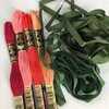 Набор шелковых лент и мулине для элементов Puff Color
