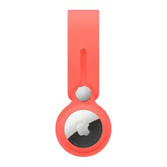 Полиуретановый брелок-подвеска Apple Loop для AirTag, Pink Citrus (Розовый цитрус)