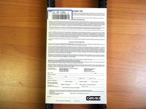 Ремень вариатора ULTIMAX PRO 138-4716U4