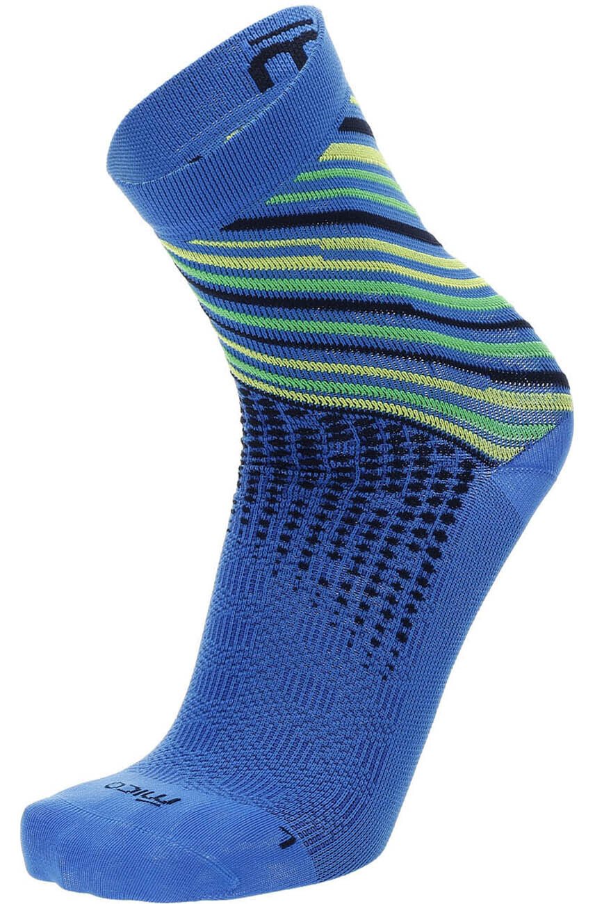 Спортивные носки средней высоты Mico X-Performance Run синие - 2