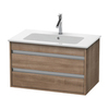 Duravit Ketho KT642907373 База под раковину, 2 выдв.ящика,480x800x475мм , цвет тичинская вишня