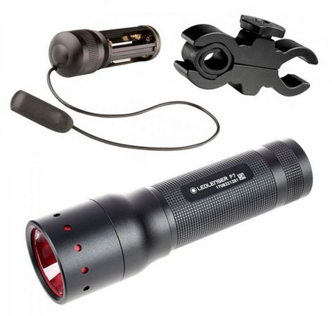 Фонарь ручной Led Lenser P7.2N 1200, чёрный, светодиодный, AAAx4 (1200)