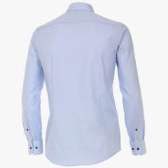 Сорочка Venti Modern Fit 103412900-100 голубая с цветочной отделкой