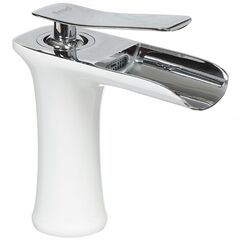 Смеситель для раковины, Frap, корот изл, с картриджем, бел, F1052-52