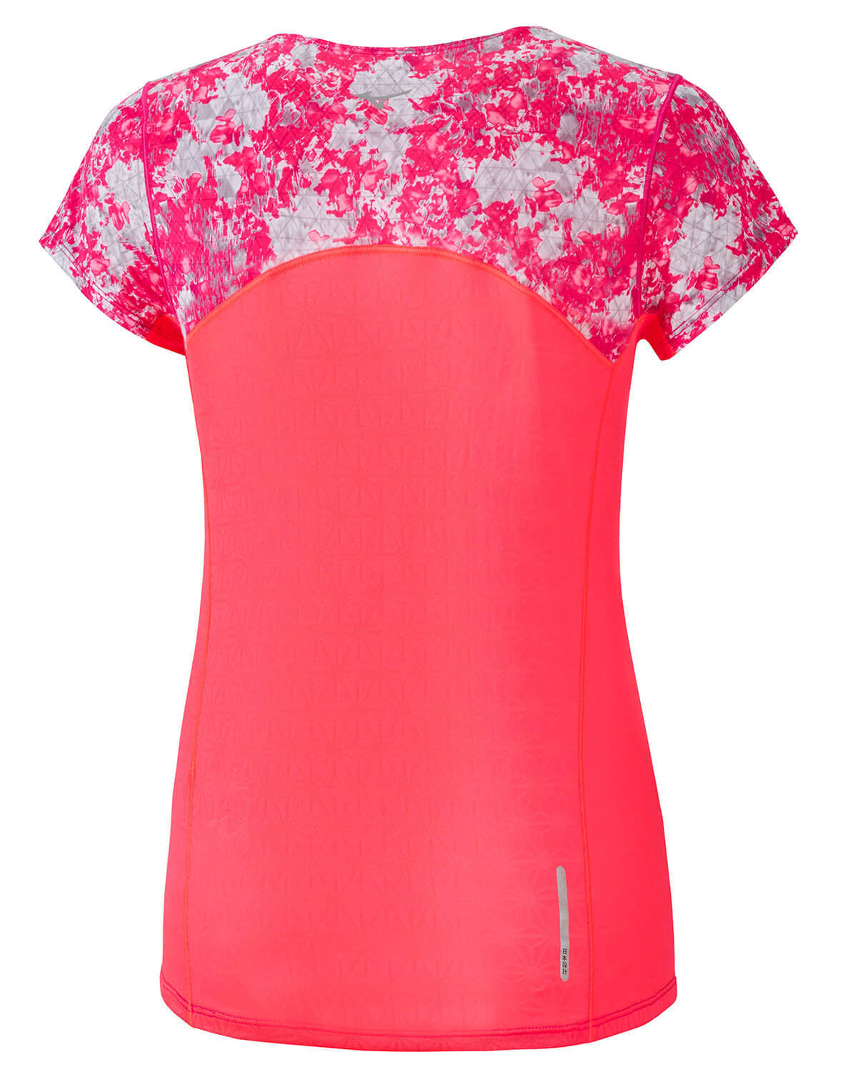 Mizuno Premium Aero Tee футболка для бега женская розовая - 2