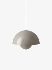 Cветильник подвесной ANDTRADITION Flowerpot Pendant VP2 серо-бежевый 500x500x360