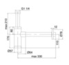 Treemme ITRTSF116IS 3.6mm Сифон для раковины, цвет: нержавеющая сталь