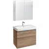 Geberit Option 500.205.00.1 Зеркальный шкаф с подсветкой, две двери, 75см70x15см