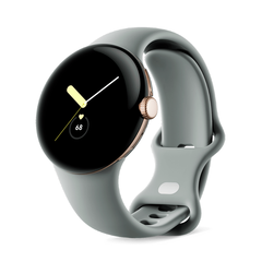 Умные часы Google Pixel Watch Wi-Fi + LTE 41mm, Champagne Gold/Hazel (Золотистый шампанский корпус, ремешок цвета орешник)