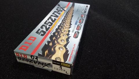 Цепь DID 525 ZVM-X 120 звеньев Gold