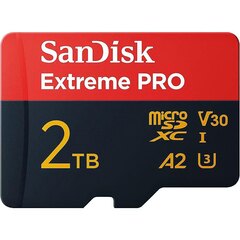 Карта памяти Sandisk 2TB Extreme PRO microSDXC UHS-I V30 A2 U3 250MB/s 150MB/s
