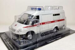 GAZ-32214 Gazelle Ambulance 1:43 DeAgostini Service Vehicle #11