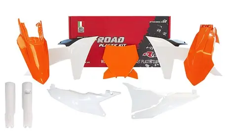 Комплект пластика KTM SX125-300 23-24 черно-оранжево-белый