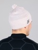 Лыжная шапка с помпоном Noname XC Knit cream white - 11
