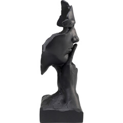 Объект декоративный Quiet Face «Спокойное лицо» 31 см, Чёрный