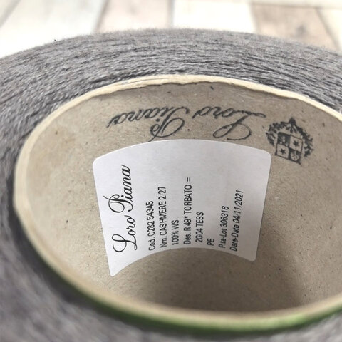 Кашемир кардный LORO PIANA CASHMERE 2/27 серо-коричневый