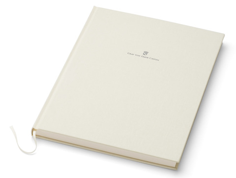 Книжка записная в льняном переплете Graf von Faber-Castell A4 Chamois