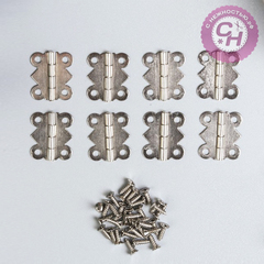 Петли для шкатулок фигурные, металлические, 8 шт, 2*2,1 см