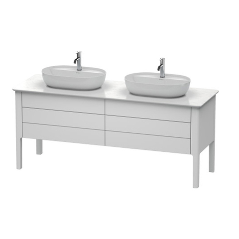Duravit Luv LU9567B3636 База напольная, 743x1788x570, 2 выдв.ящика, цвет белый шелковисто-матовый
