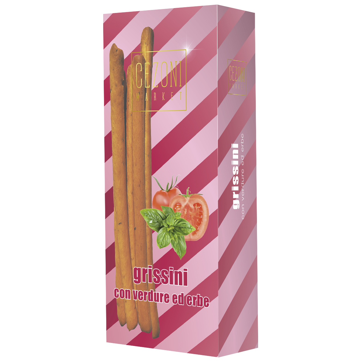 Гриссини с овощами и травами CEZONI 150 г