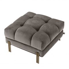 Пуф SIENNA, Savona grey velvet