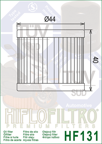 Фильтр масляный HifloFiltro HF131