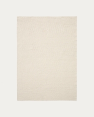 Ковер Mascarell из хлопка и полиэстера белого цвета 160 x 230 см