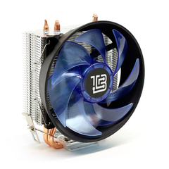 Кулер для CPU BaseTech Tower 120BL, 1х120мм, 3-pin, Al+Cu, серебристый-черный-синий/Blue, 1000-1800rpm, 46CFM, 24дБ, 2-PIPE(прямой контакт), TDP 120Вт, INTEL 1700/1200/115x/775, AMD AM5/AM4/AM3(+)/AM2(+)/FM2(+)/FM1 (BT-TWR-120BL)