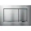 Geberit Omega 115.080.JQ.1 Смывная клавиша, двойной смыв: лакированный матовый хром, с легкоочищаемой поверхностью, глянцевый хром