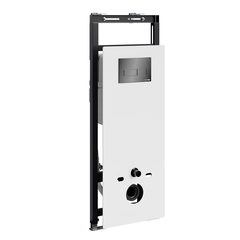WasserKRAFT Salm 27TLT.010.ME.WH.PB03 Инсталляция для унитаза с клавишей фото