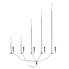 Грунтовый светильник Arte Lamp MUSTER A1083PA-5BK, 5хLED