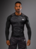 Рашгард Venum Rapid Black/Storm Grey L/S