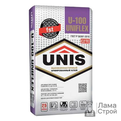 Клей плиточный Юнис UNIFLEX U-100 25 кг