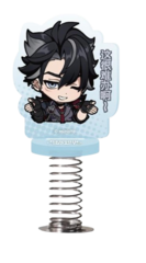 Акриловая фигурка на подставке Genshin Impact Chibi Expressions Wriothesley