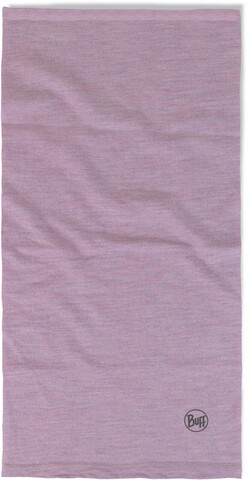 Картинка шарф-труба Buff Wool midweight Melange Lilac Sand - 4