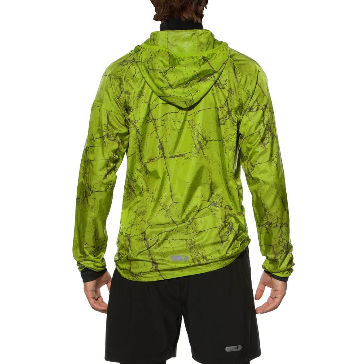 Asics FujiTrail Pack ветровка мужская зеленая - 2