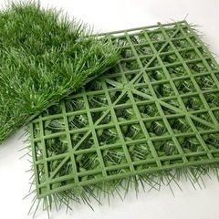 Газон искусственный, тонкая трава, 25*25 см, набор 4 шт.