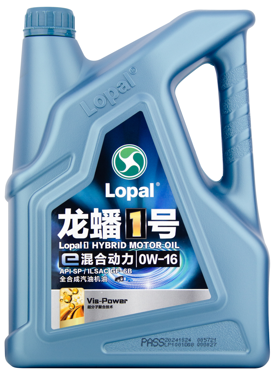 Моторное масло Lopal 1 HYBRID MOTOR OIL 0W-16 синтетическое 4л